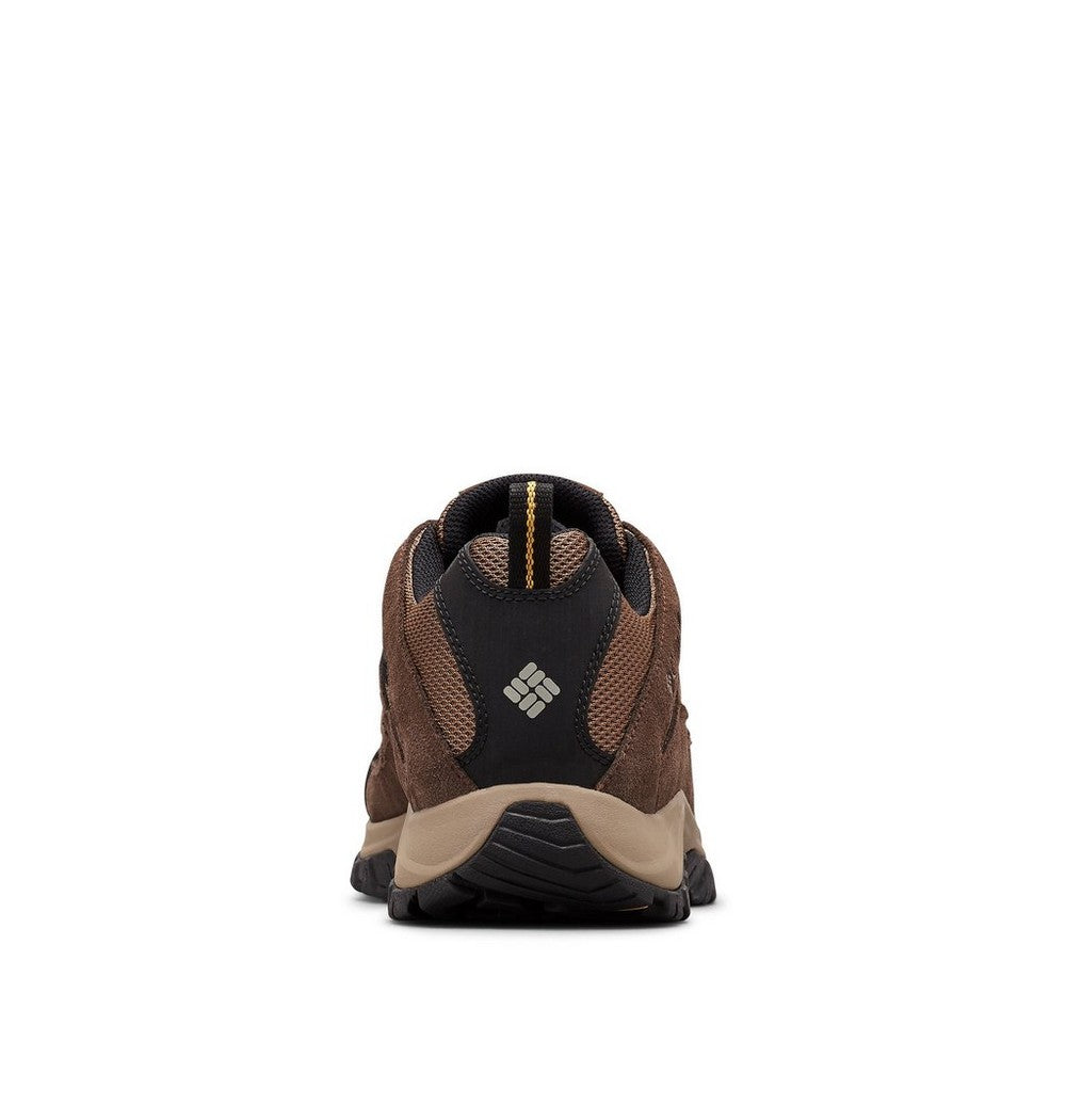 Men's Leather And Mesh Hiking Shoes - Gray