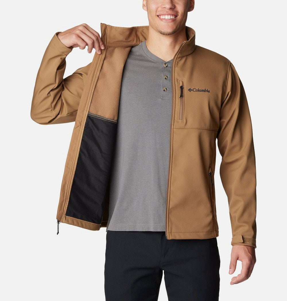 Men's Water-Resistant Softshell Jacket - Spice