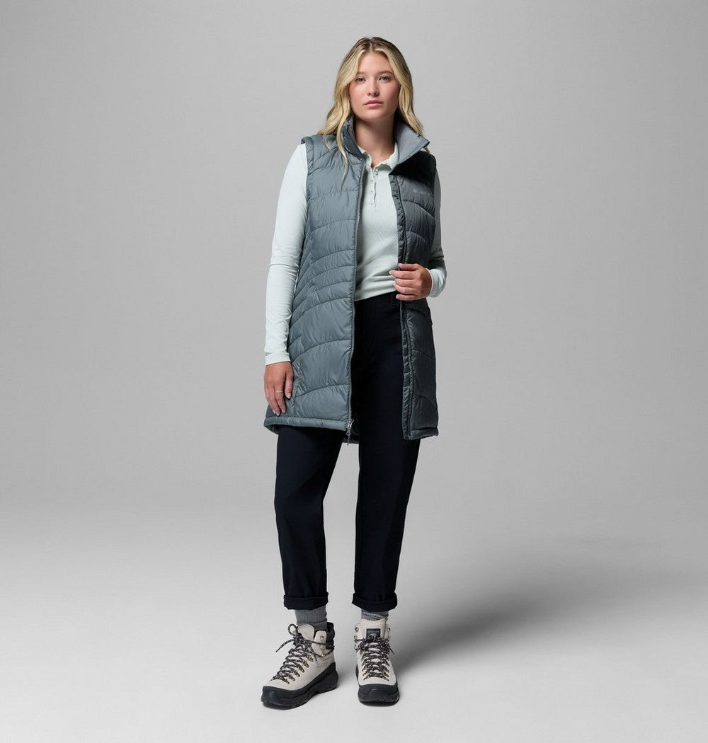 Women's Long Insulated Vest - Sage