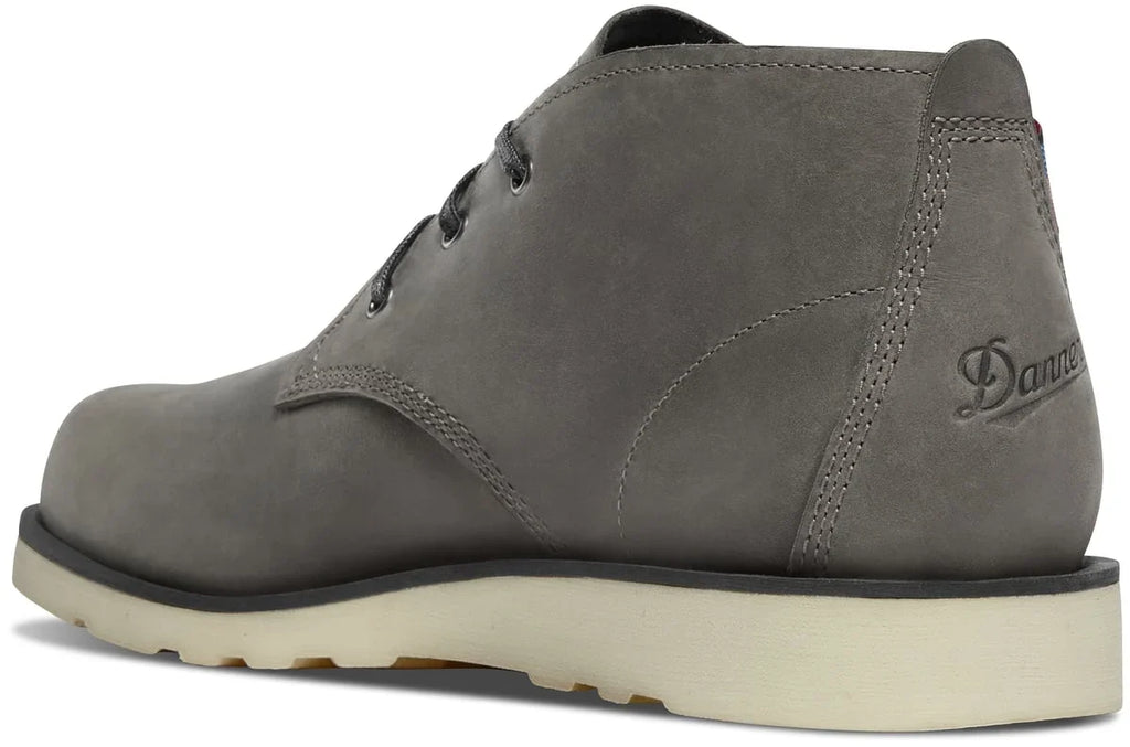 Men's Leather Chukka Boot - Charcoal