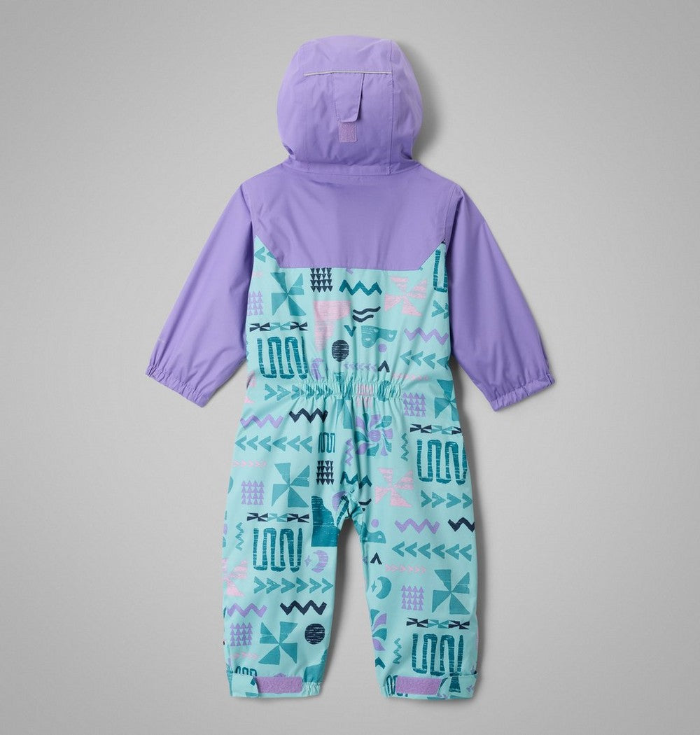 Infant Waterproof Rain Suit - Purple Print