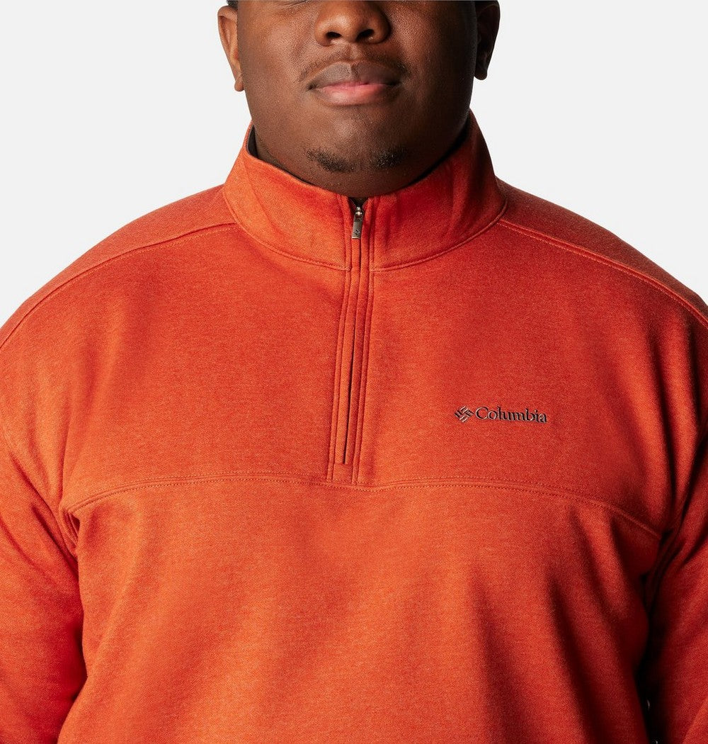 Men's Big Half-Zip Fleece Pullover - Blue