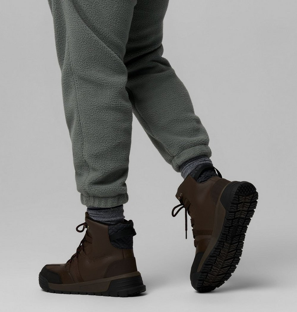 Men's Waterproof Insulated Winter Boot - Brown Black