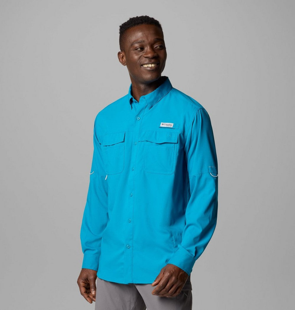 Men's Long Sleeve Fishing Shirt - White