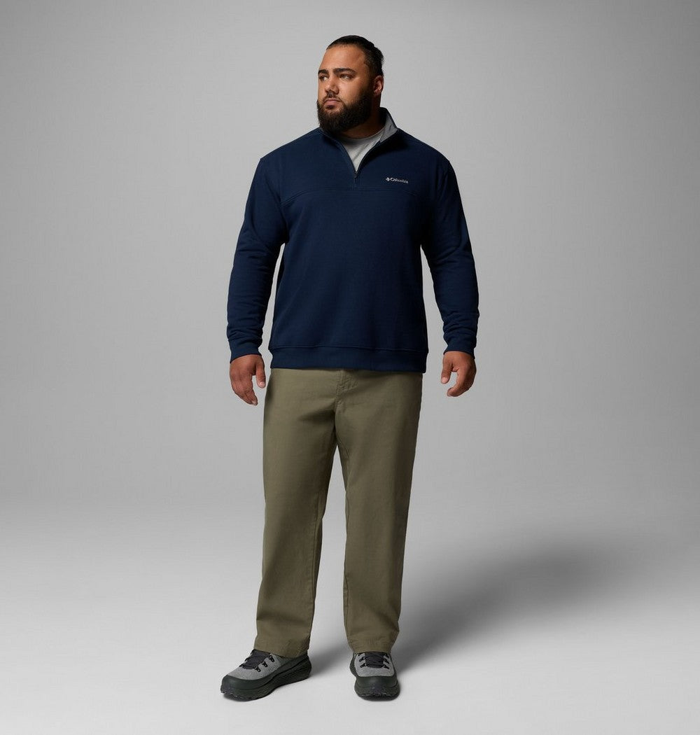 Men's Big Half-Zip Fleece Pullover - Blue