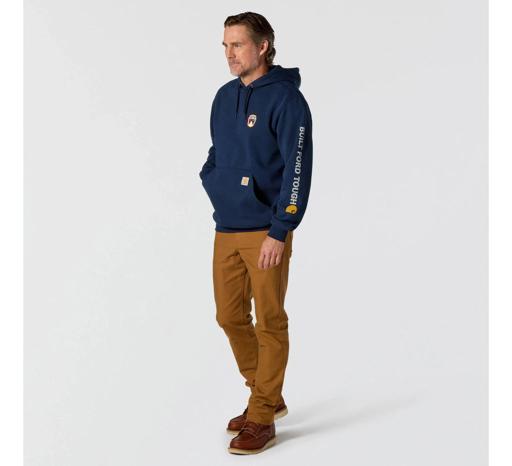 Men's Graphic Pullover Hoodie - Navy