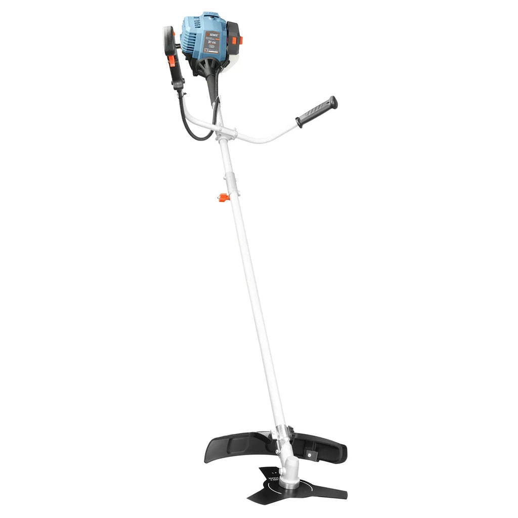 SENIX 31 cc 4-Cycle Gas Powered Brush Cutter/String Trimmer, 10-in Blade, 17.7-in Cutting Swatch - GTBCU4QL-M