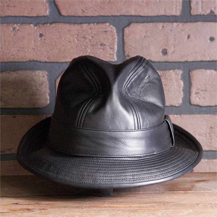 O'Neil Leather Fedora Hat
