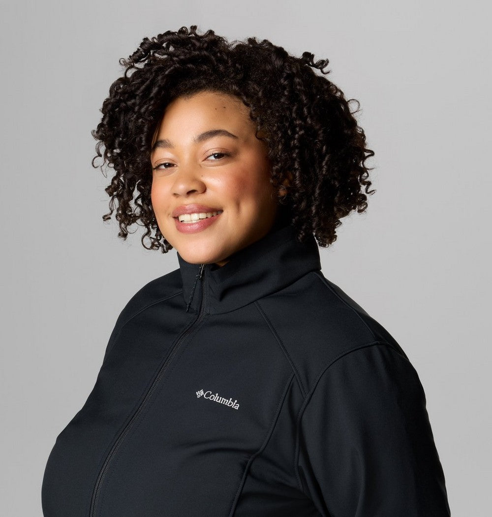 Women's Plus Size Softshell Jacket - Blue