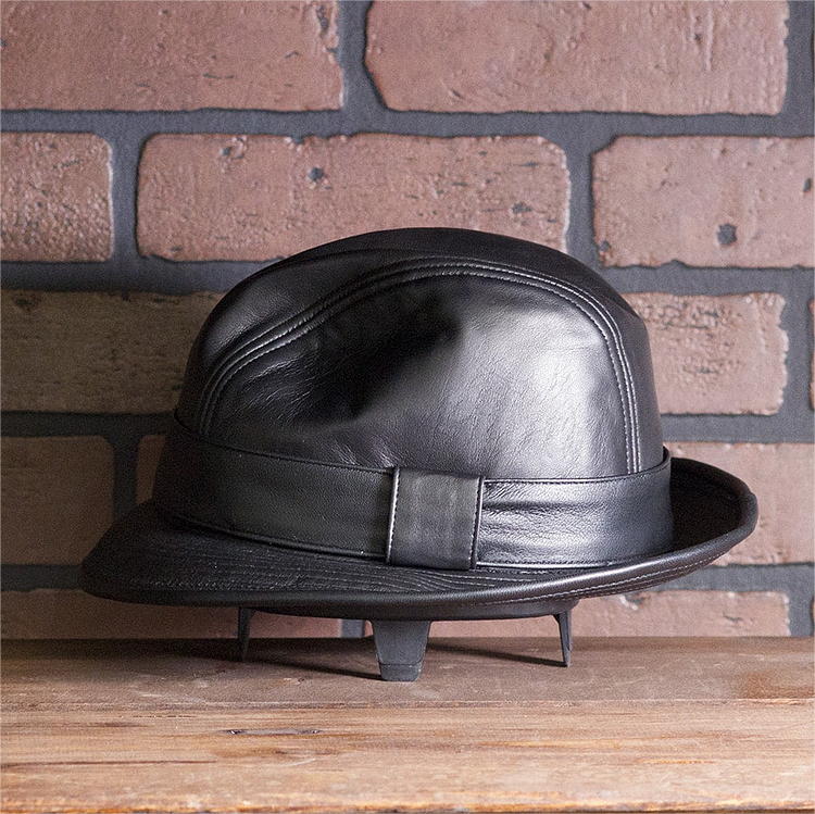 O'Neil Leather Fedora Hat