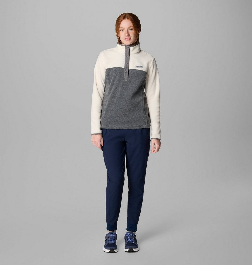 Women's Half-Snap Fleece Pullover - Navy