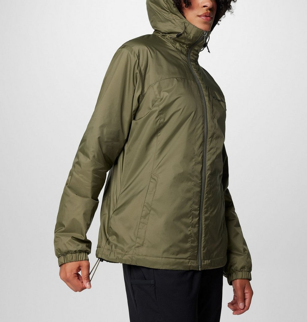 Women's Sherpa-Lined Insulated Jacket - Green