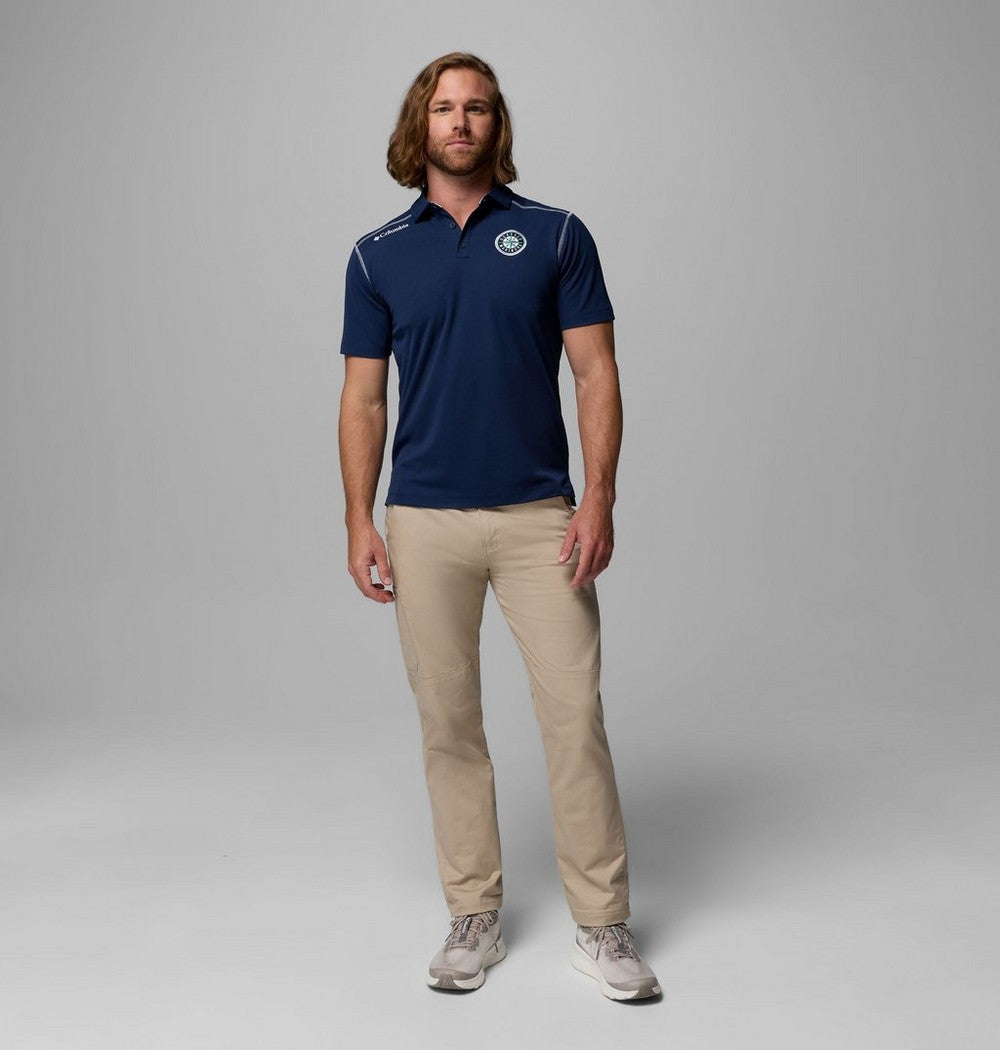 Men's Moisture-Wicking Polo Shirt - Navy