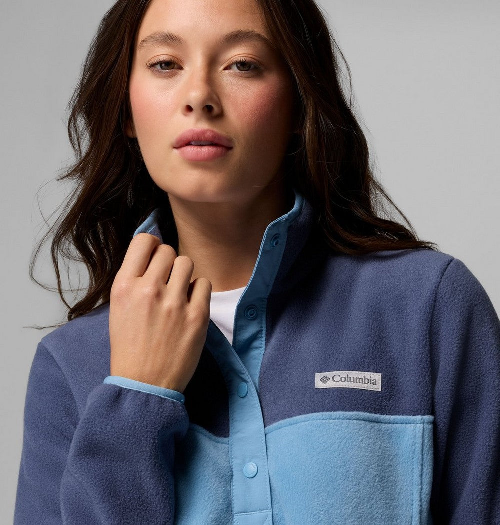Women's Half-Snap Fleece Pullover - Navy