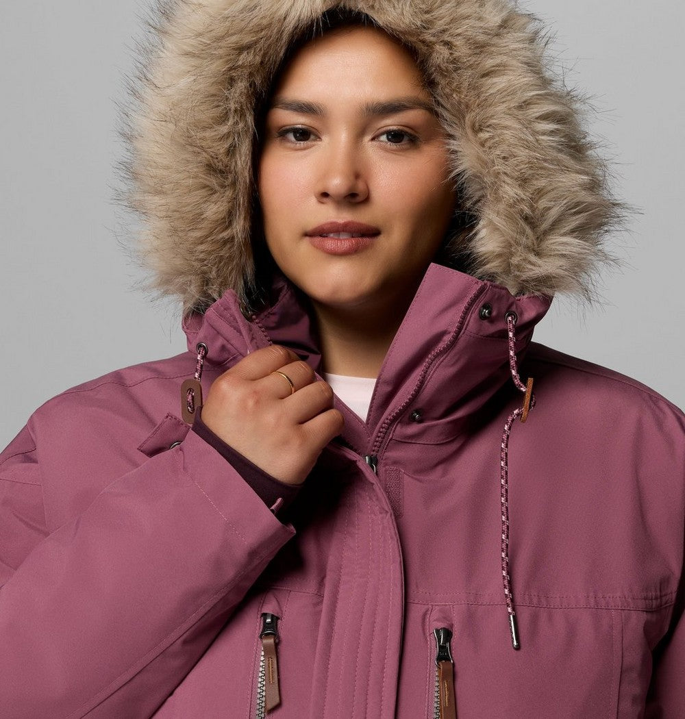 Women's Plus 3-In-1 Hooded Winter Jacket - Green