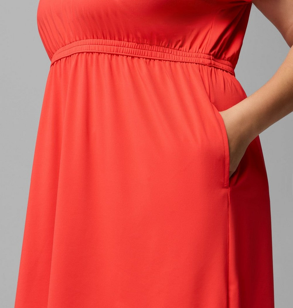 Women's Plus Short Sleeve Sun Dress - Navy