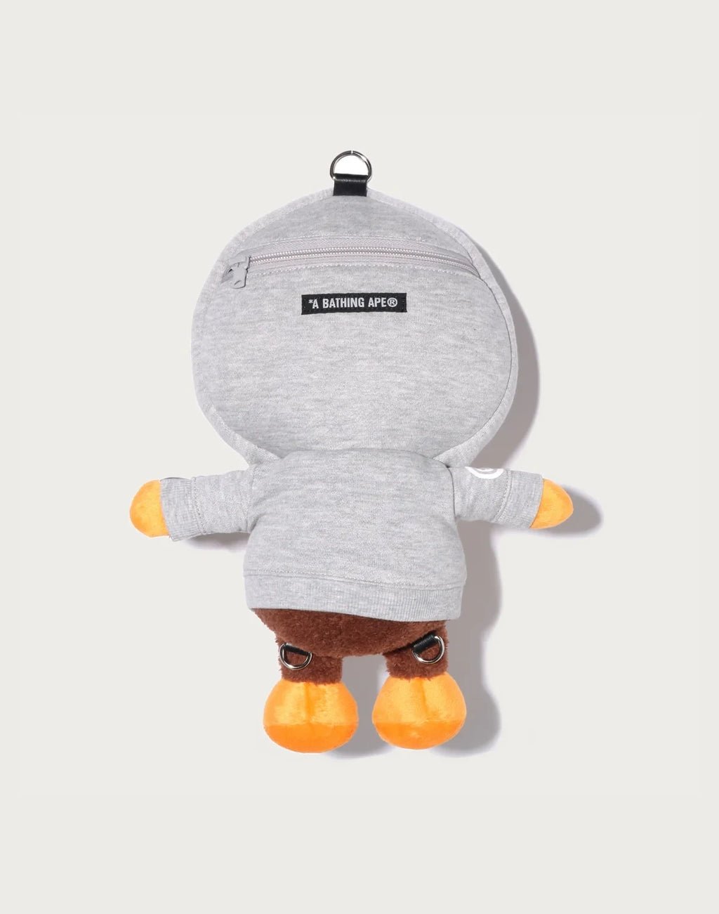 Plush Character Doll Backpack - Brown