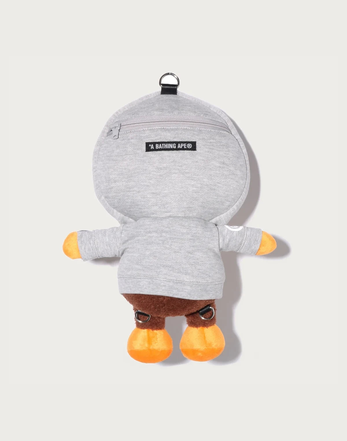 Plush Character Doll Backpack - Brown