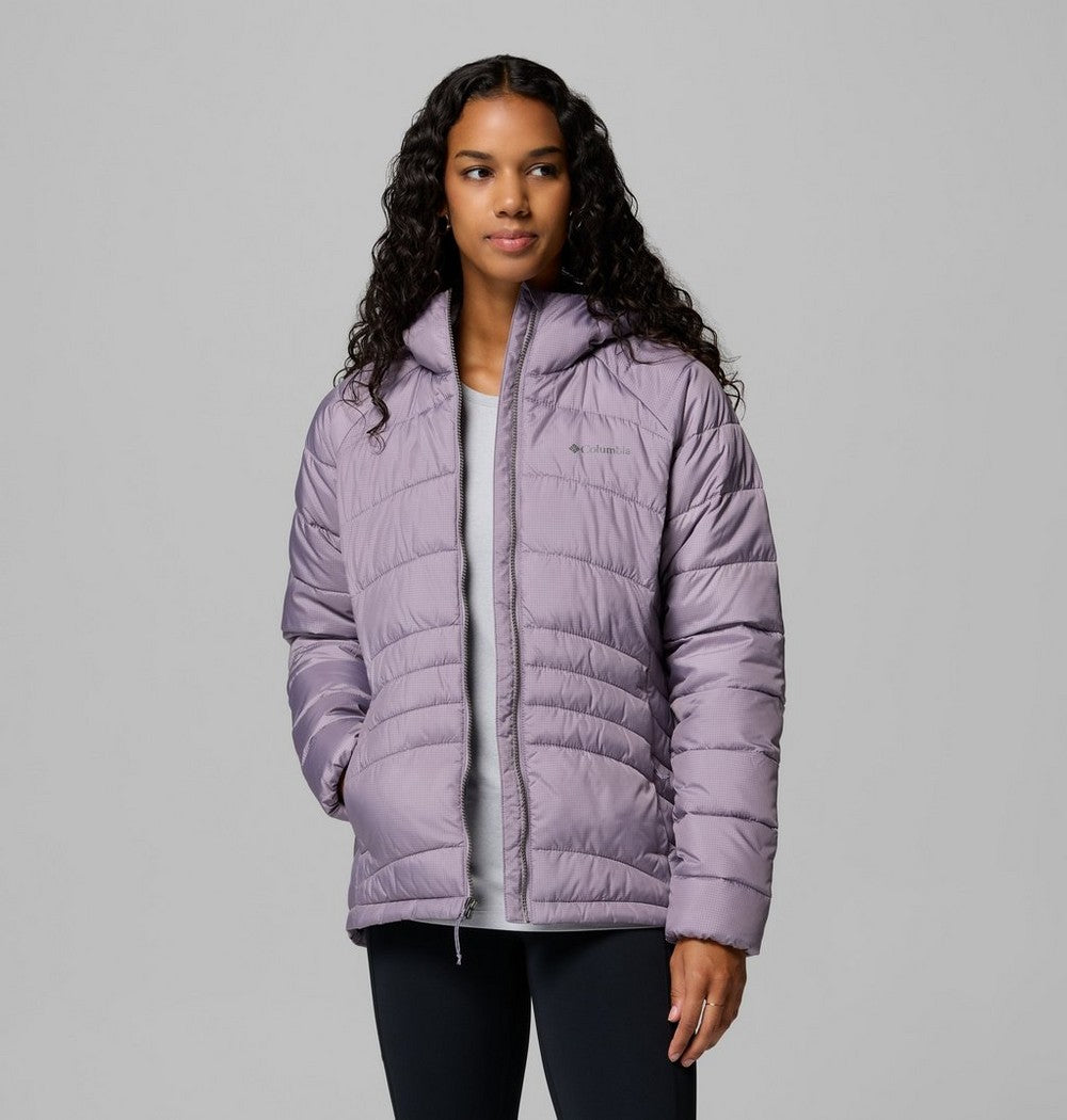 Women's Insulated Hooded Jacket - Wine