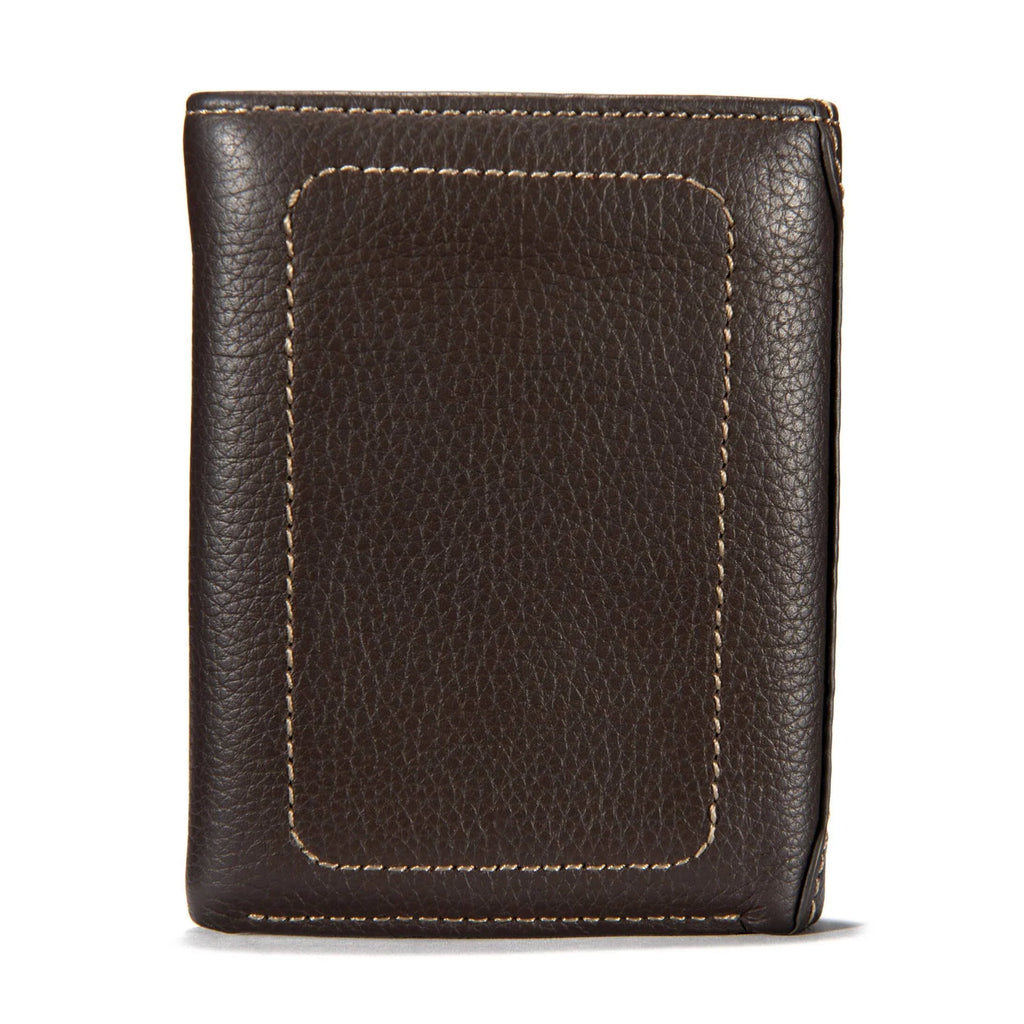 Top-Grain Leather Trifold Wallet