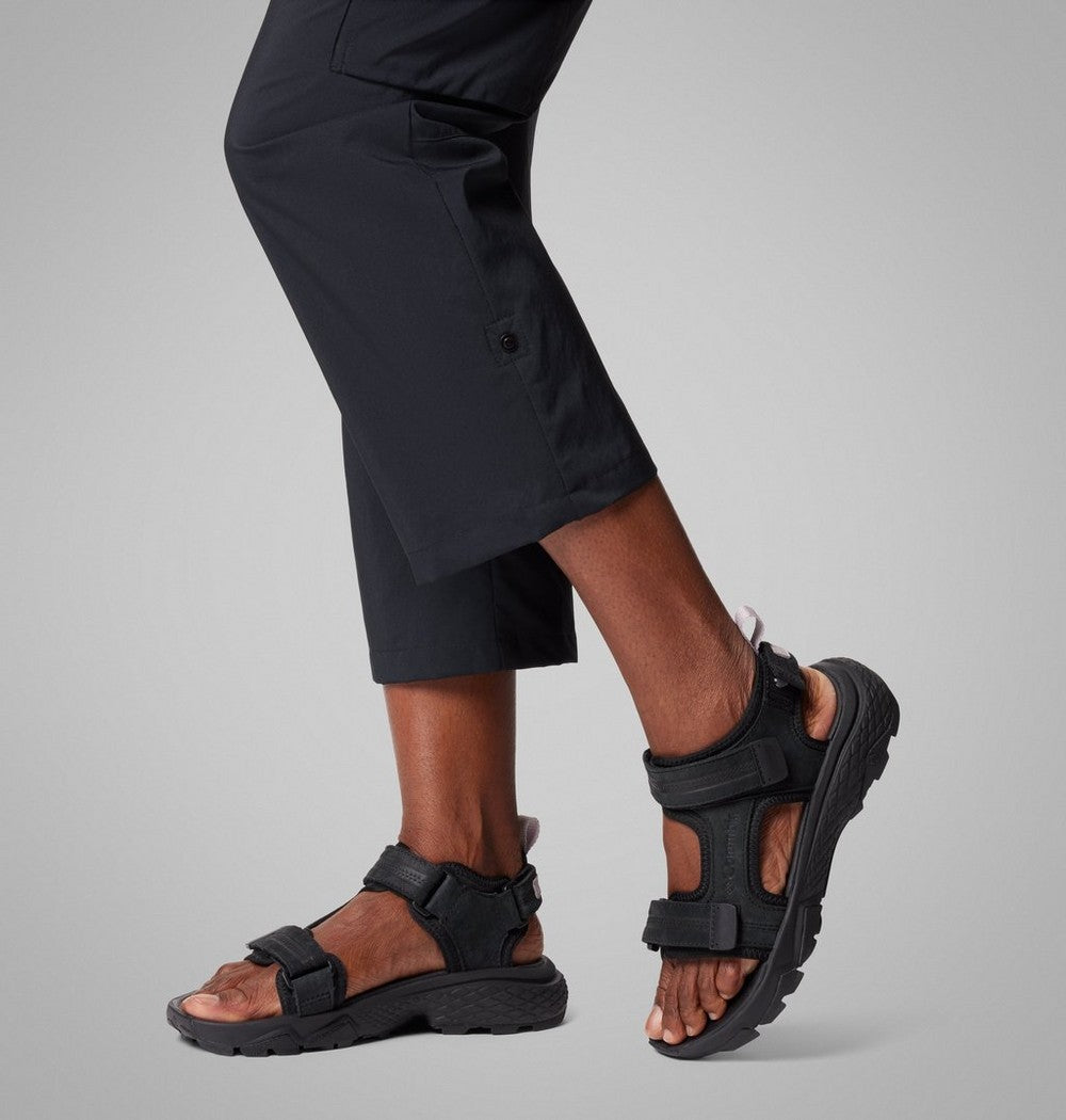 Women's Adjustable Nubuck Hiking Sandal - Black