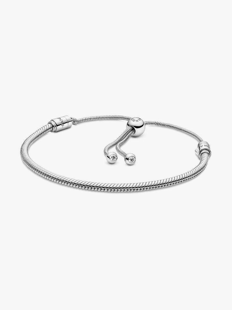 Engravable Heart Charm Slider Bracelet Set