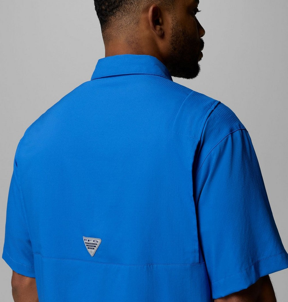 Men's Short-Sleeve Fishing Shirt - Blue