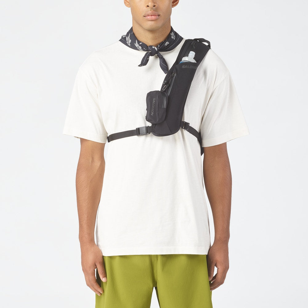 Unisex Crossbody Bag With Soft Flask