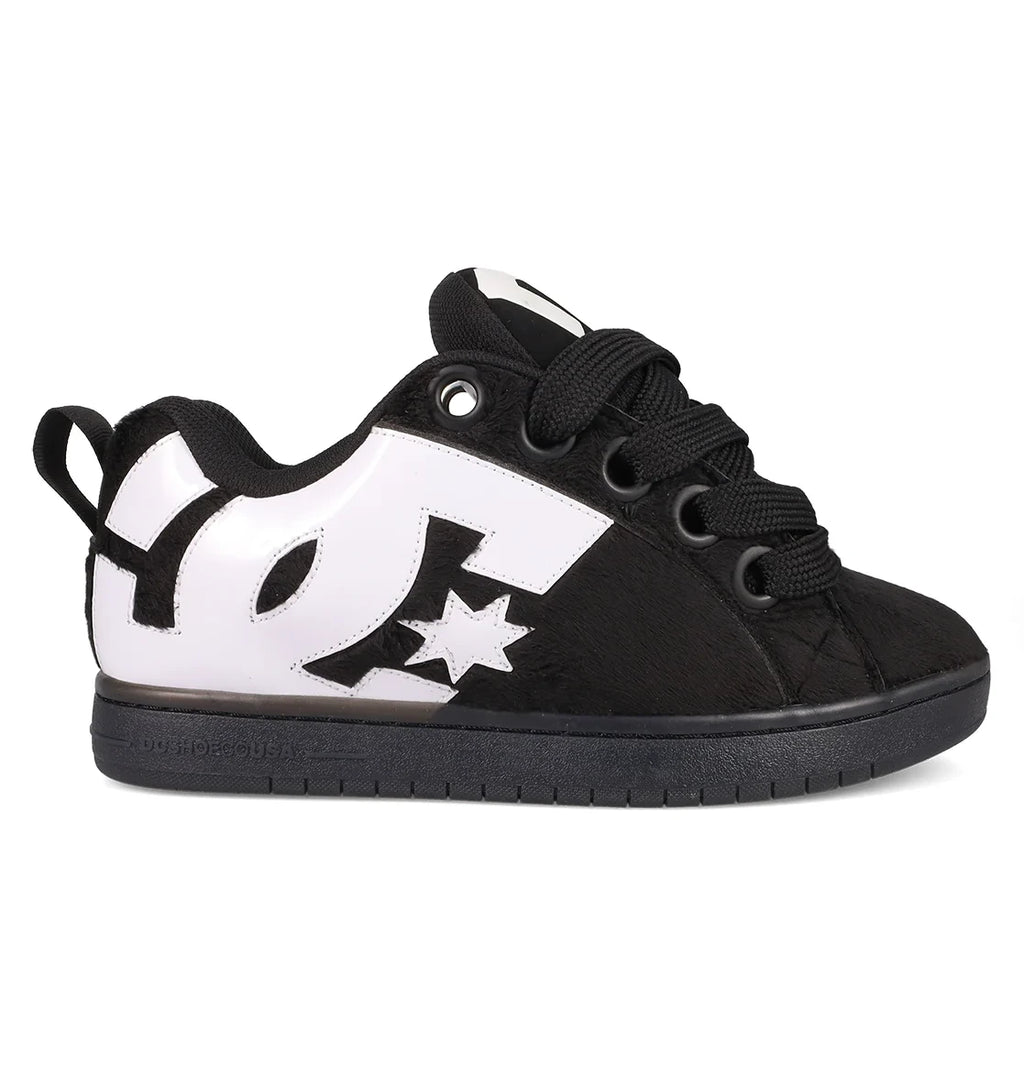 Men's Padded Suede Sneaker - Black White