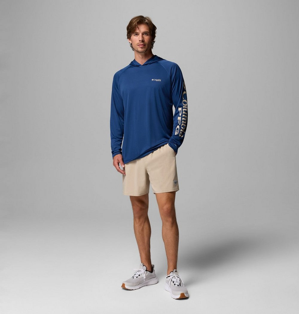 Men's Long-Sleeve Sun Hoodie - Gray