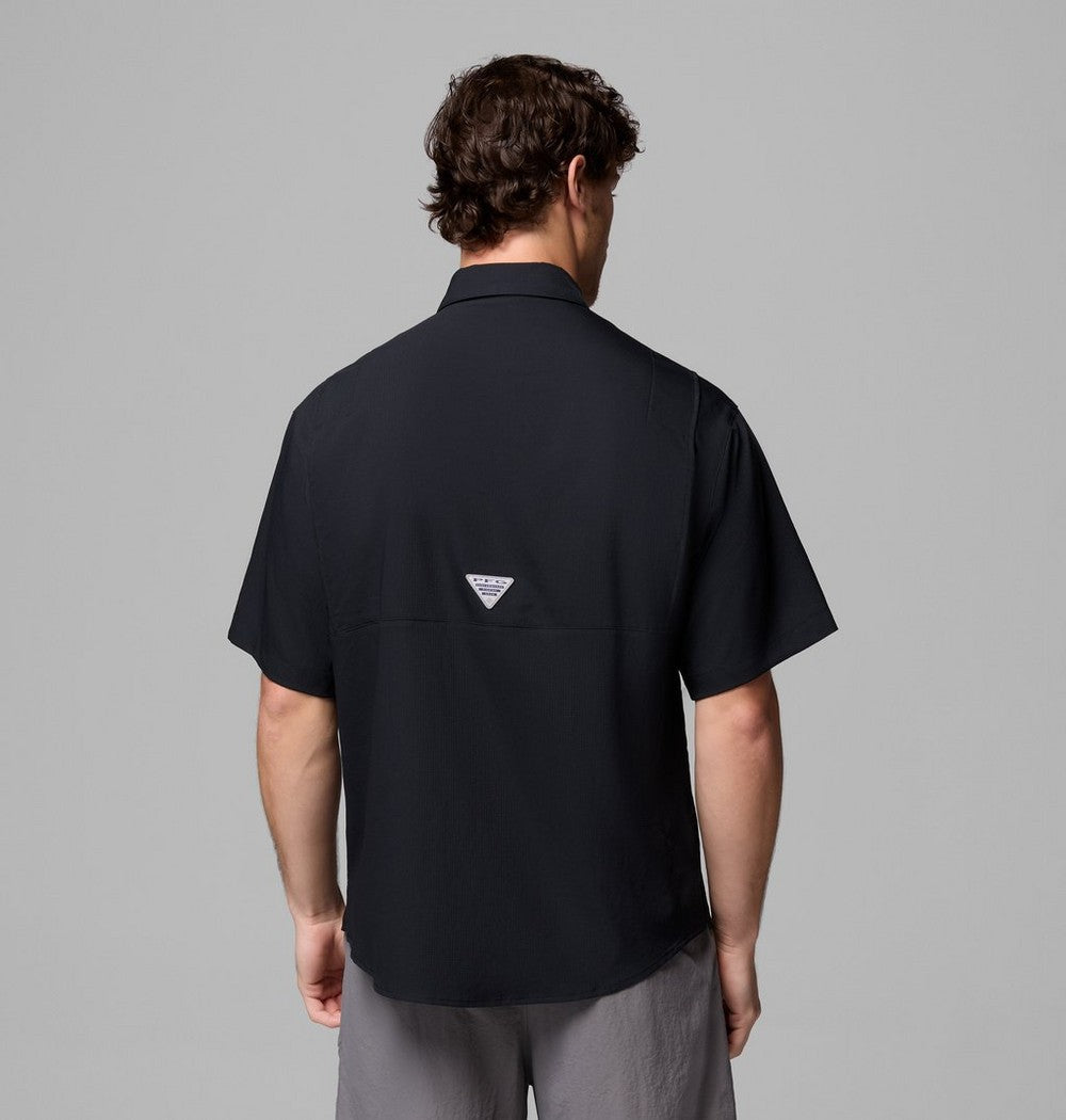 Men's Tall UPF 40 Team Fishing Shirt - Black