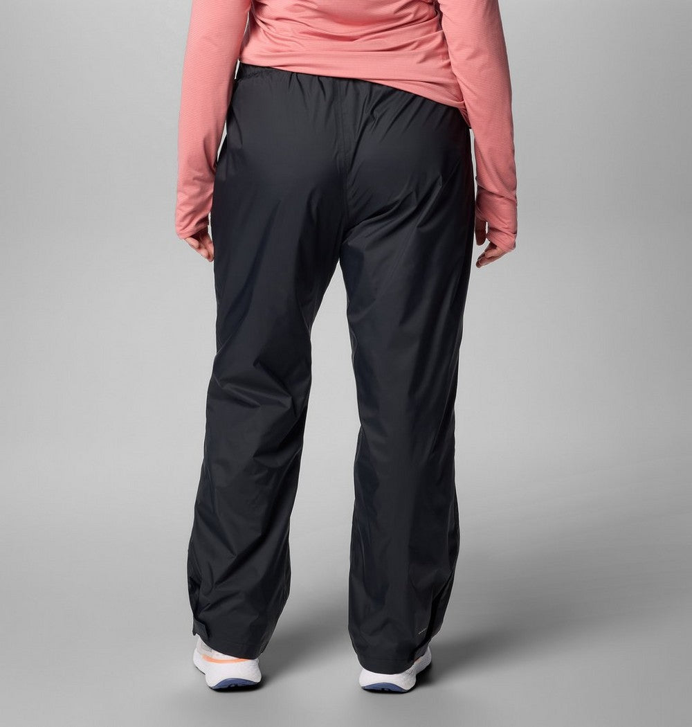 Women's Plus Waterproof Rain Pants - Black