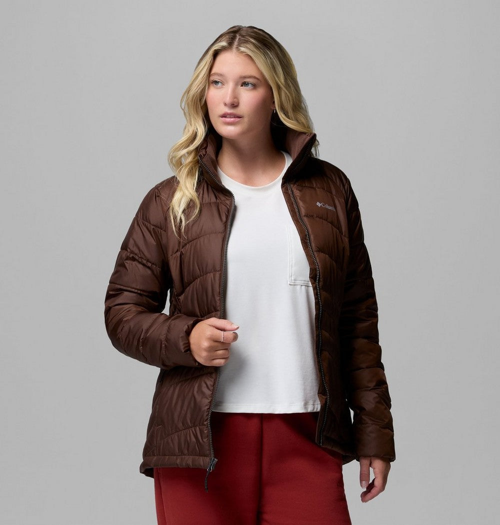 Women's Water-Resistant Insulated Jacket - Brown