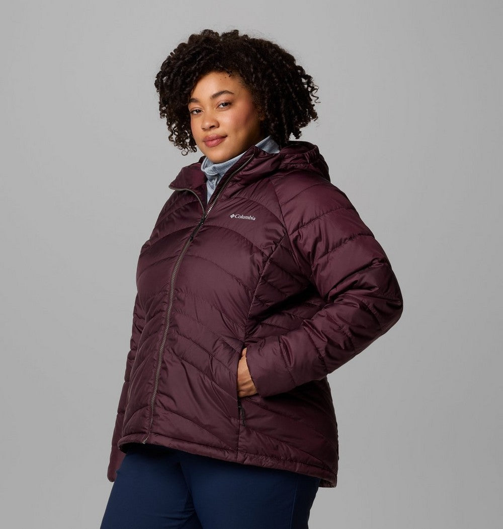 Women's Plus Size Insulated Hooded Jacket - Blue