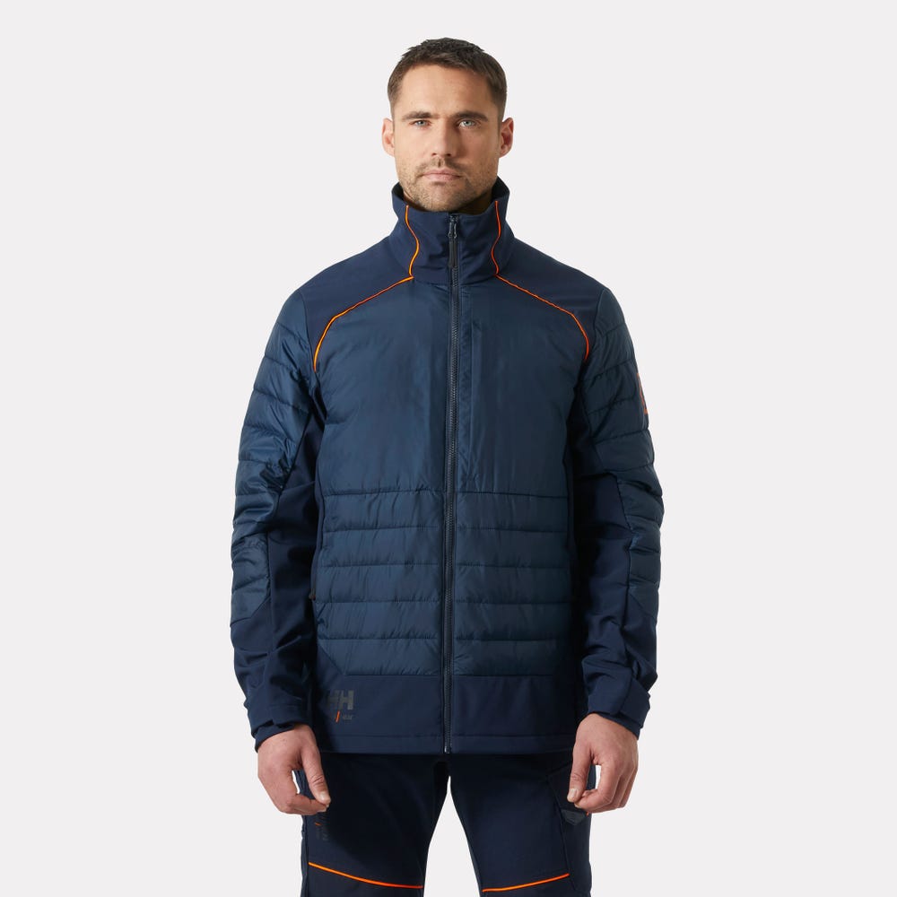 Insulated Softshell Work Jacket - Navy