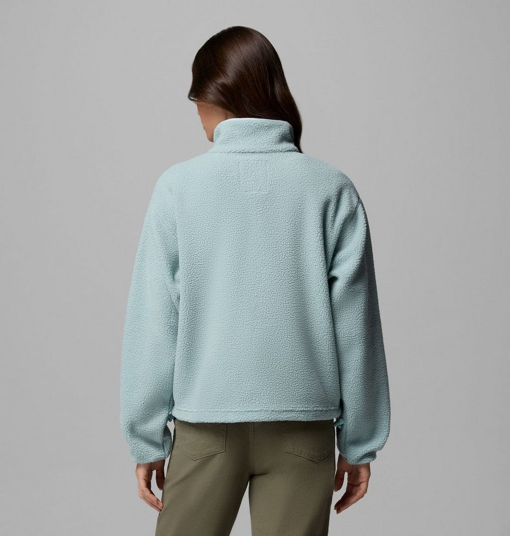 Women's Cropped Half-Snap Fleece Pullover