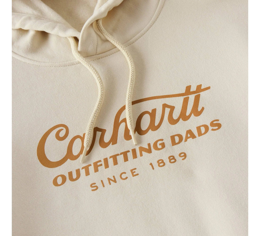 Men's Dad Graphic Hooded Sweatshirt - Beige