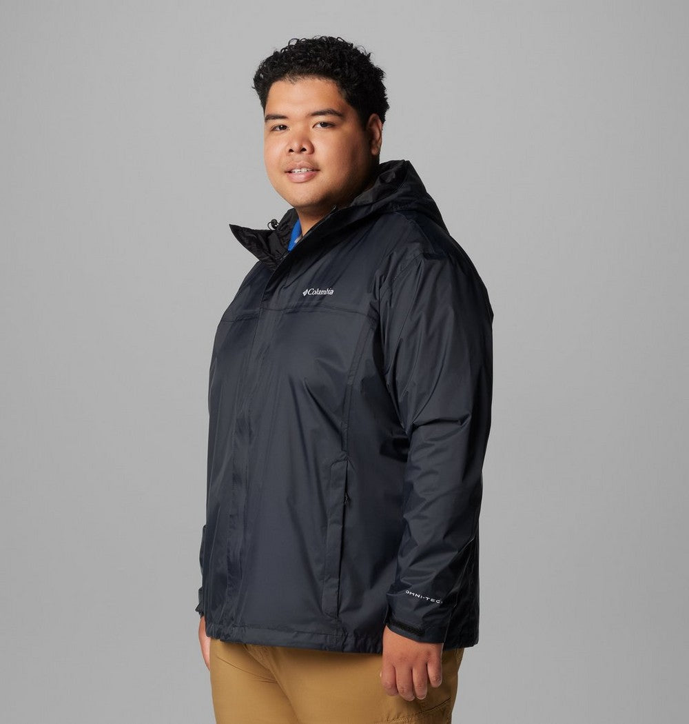 Men's Big Seam-Sealed Rain Jacket - Blue