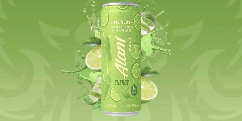 Lime Slush Flavor Energy Drink 12 Pack (12fl oz Cans) Sugar Free Low Calories 200mg Caffeine