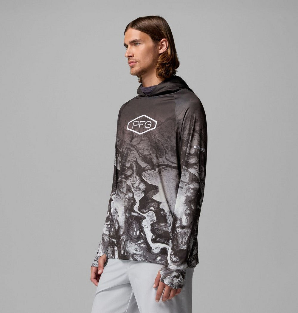 Men's Ventilated UPF 50 Sun Hoodie - Teal