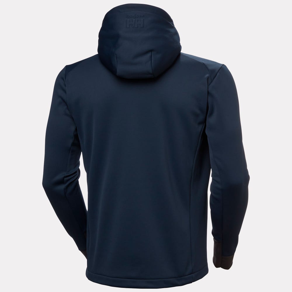 Men's Hooded Midlayer Work Jacket - Gray