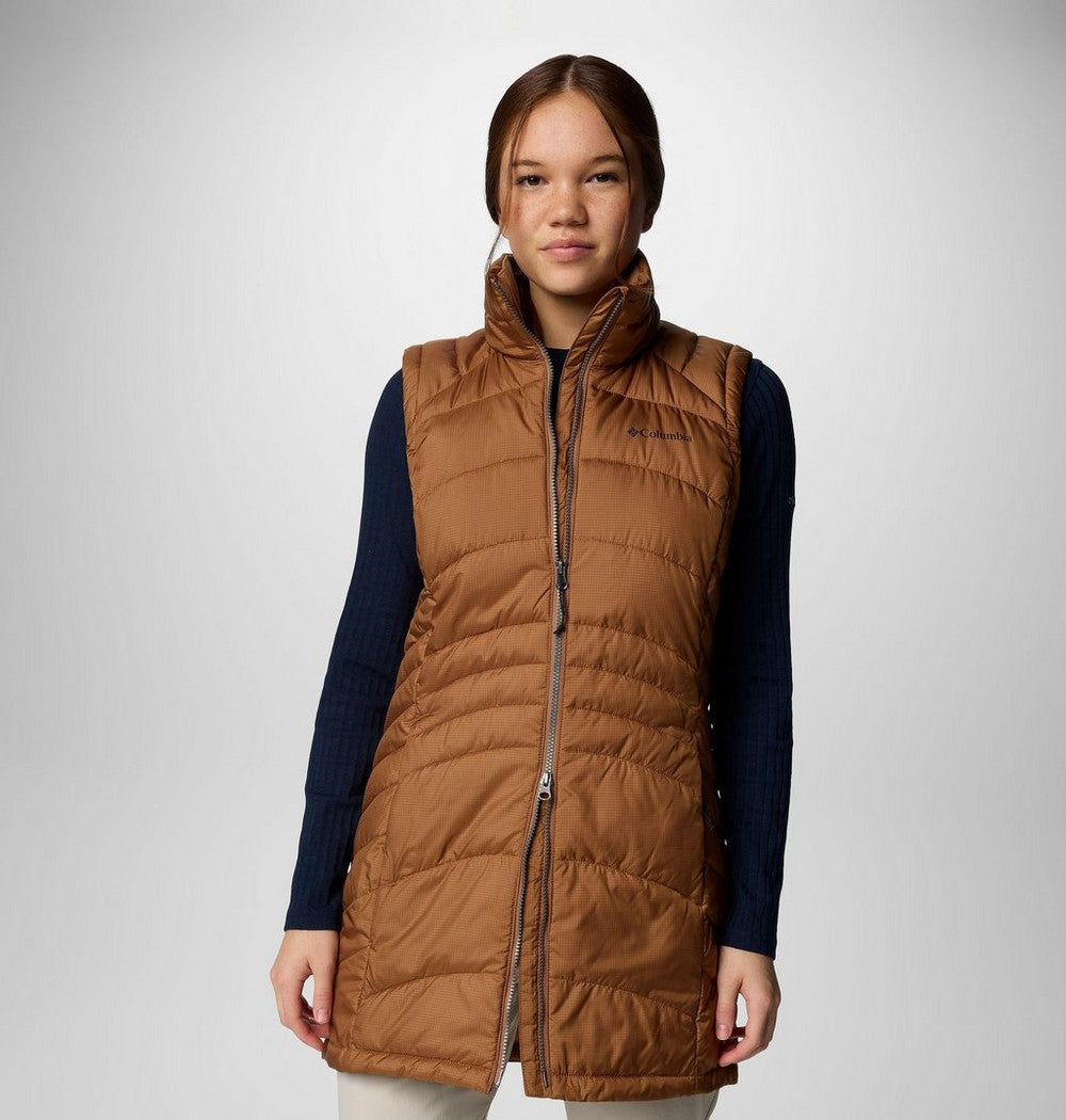 Women's Long Insulated Vest - Sage
