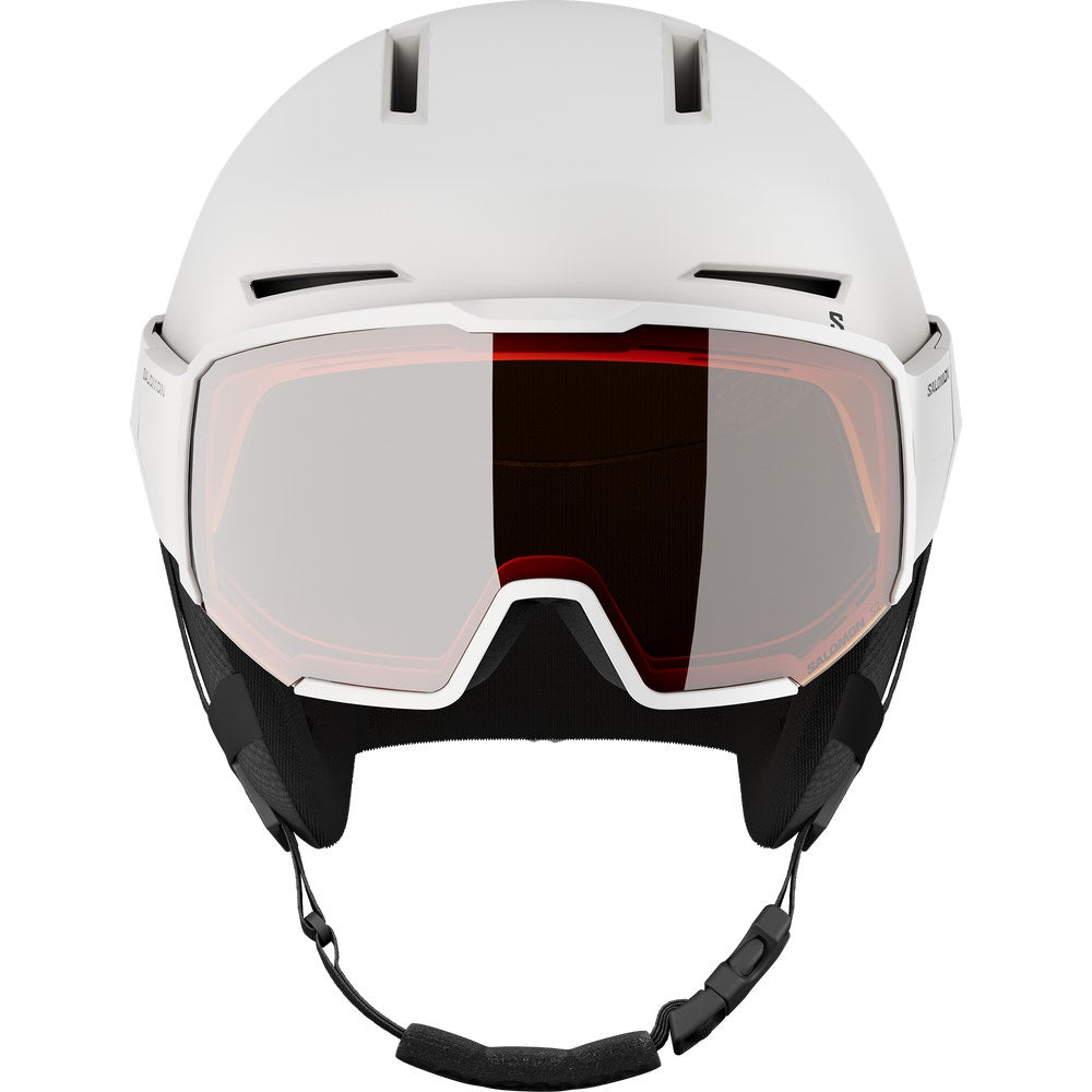 Adjustable Ski Helmet With Visor - Black