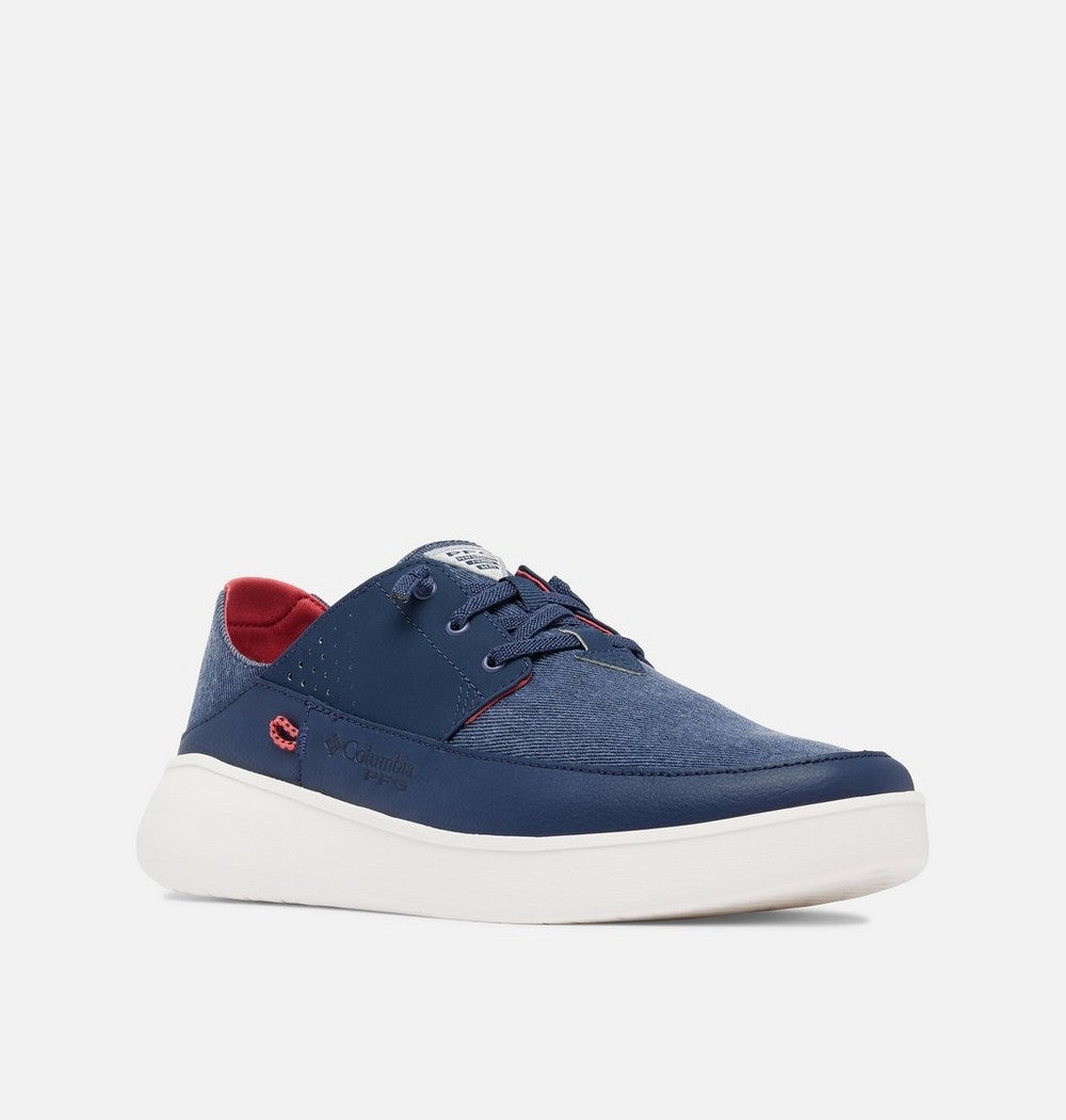 Men's Relaxed Boat Shoe - Blue and White