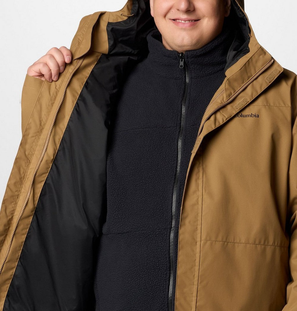 Men's Big 3-In-1 Waterproof Jacket - Green