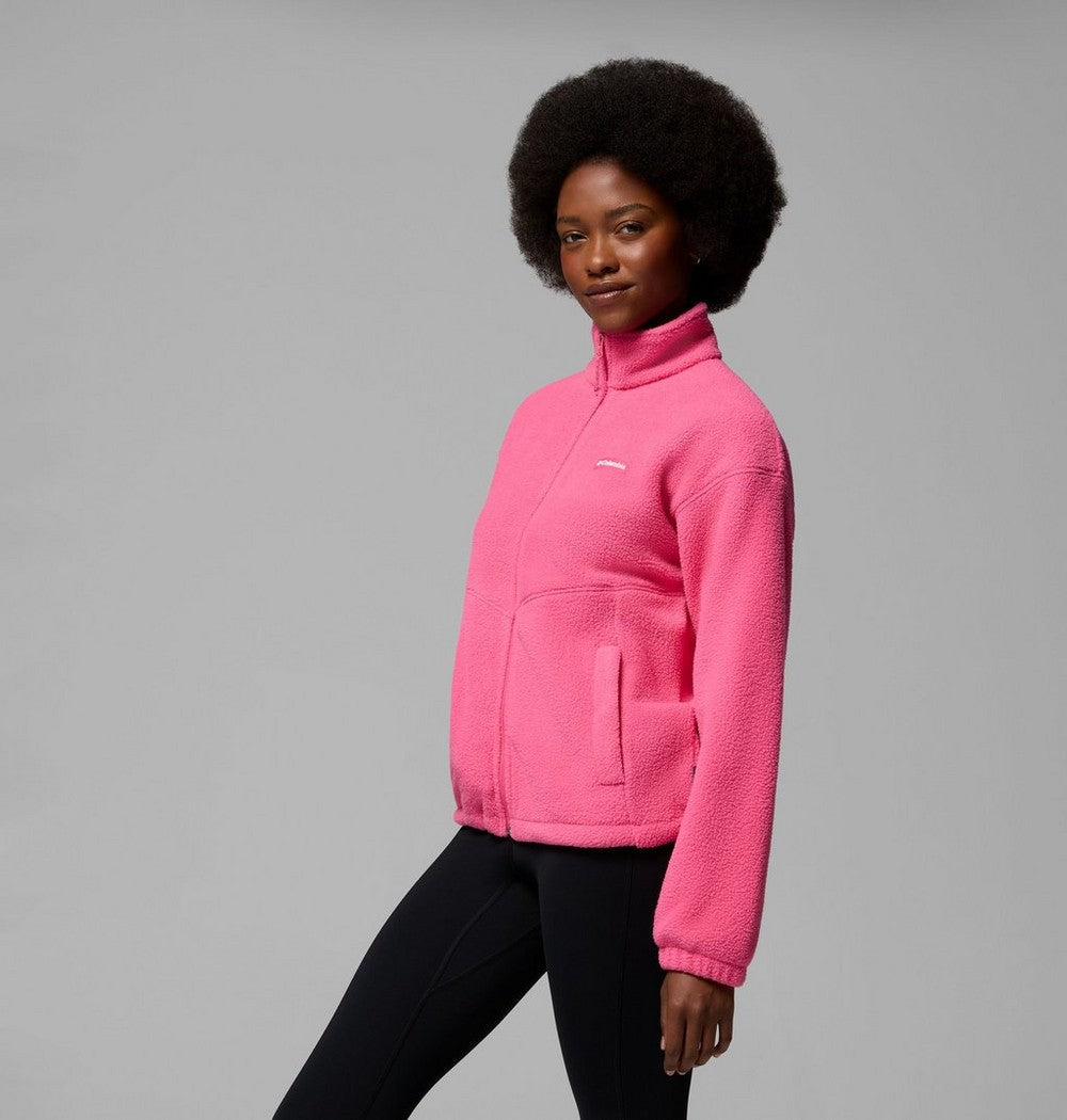 Women's Full-Zip Fleece Jacket - Tobacco