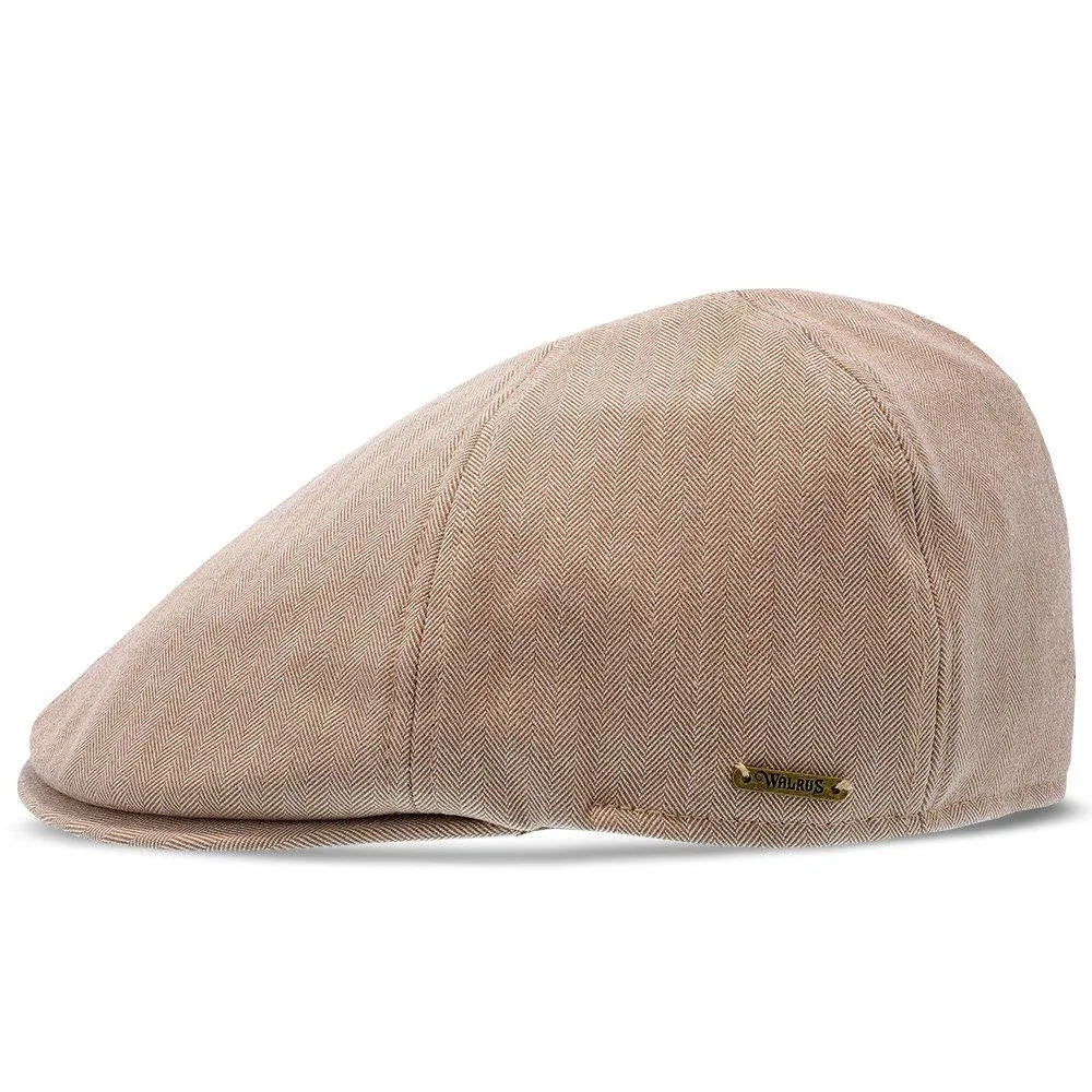 4 Colors Walrus Hats Luxe Checkmate Duckbill Flat Cap