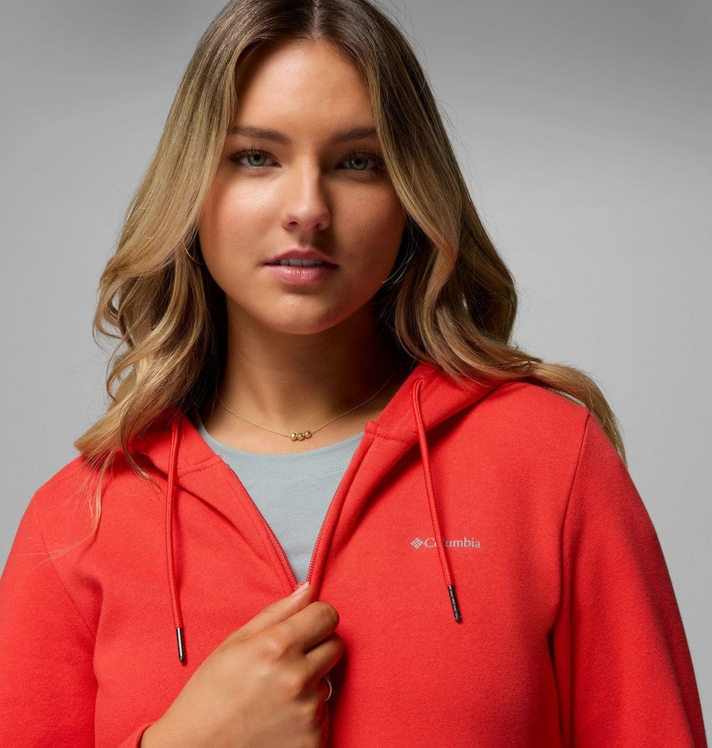 Women's Long Full-Zip Hoodie - Blue