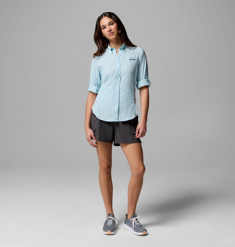 Women's Long Sleeve Fishing Shirt - Stone