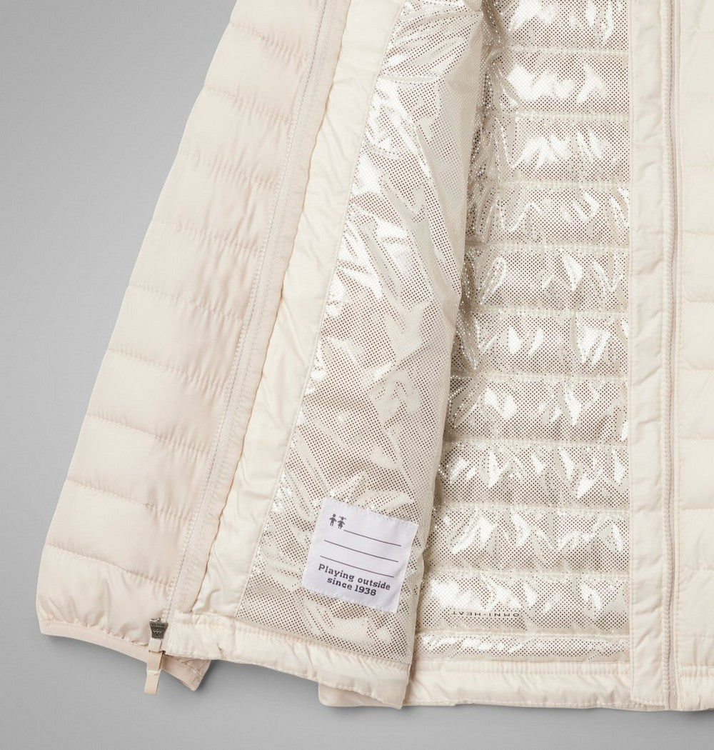 Girls' Hooded Insulated Puffer Jacket - White Paisley